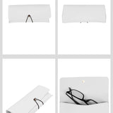 Newell Sunglass Case/ Cover Cozy White Detail