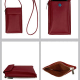 Grace Vegan Mobile Sling Bag pomegranate detail