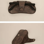 Jace Sunglass Cover Vegan Leather Espresso Lifestyle