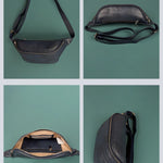 Kipp Vegan Fanny pack blue croco detail