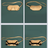 Vegan sunglass cover/case with sling porcelain Detail