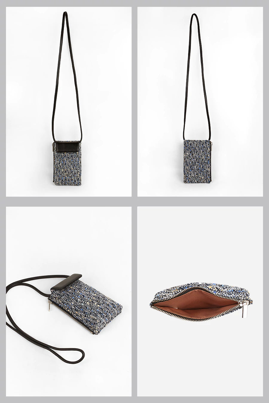 Grace Handloom Mobile Sling Horizon Blue Details
