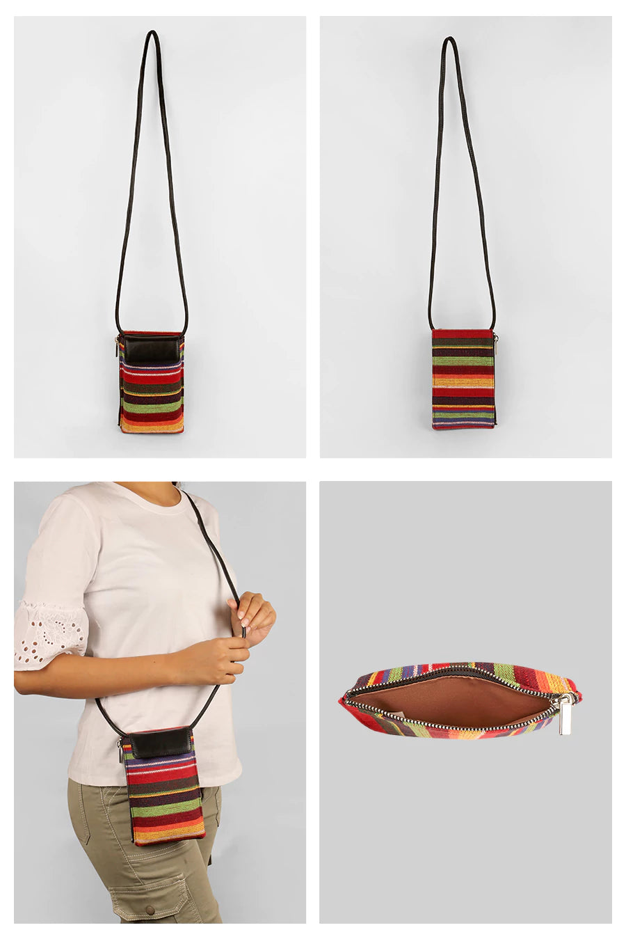 Grace Handloom Mobile Sling Henna Details