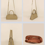 Everly Vegan Leather Women Handbag Beige Details