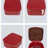 Vegan Leather Jewellery Case Square