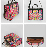 Charlotte Handloom Box Tote Bag