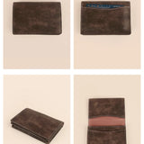 Beth Vegan Leather Mini Wallet Espresso Details