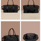 Soft Jute Joey Men Travel Duffle Bag Black Bean Details