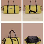 Soft Jute Joey Men Travel Duffle Bag Lemonade Details