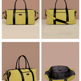 Soft Jute Joey Men Travel Duffle Bag Lemonade Details