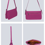 Irina Vegan Women Shoulder Bag Mauve Detail