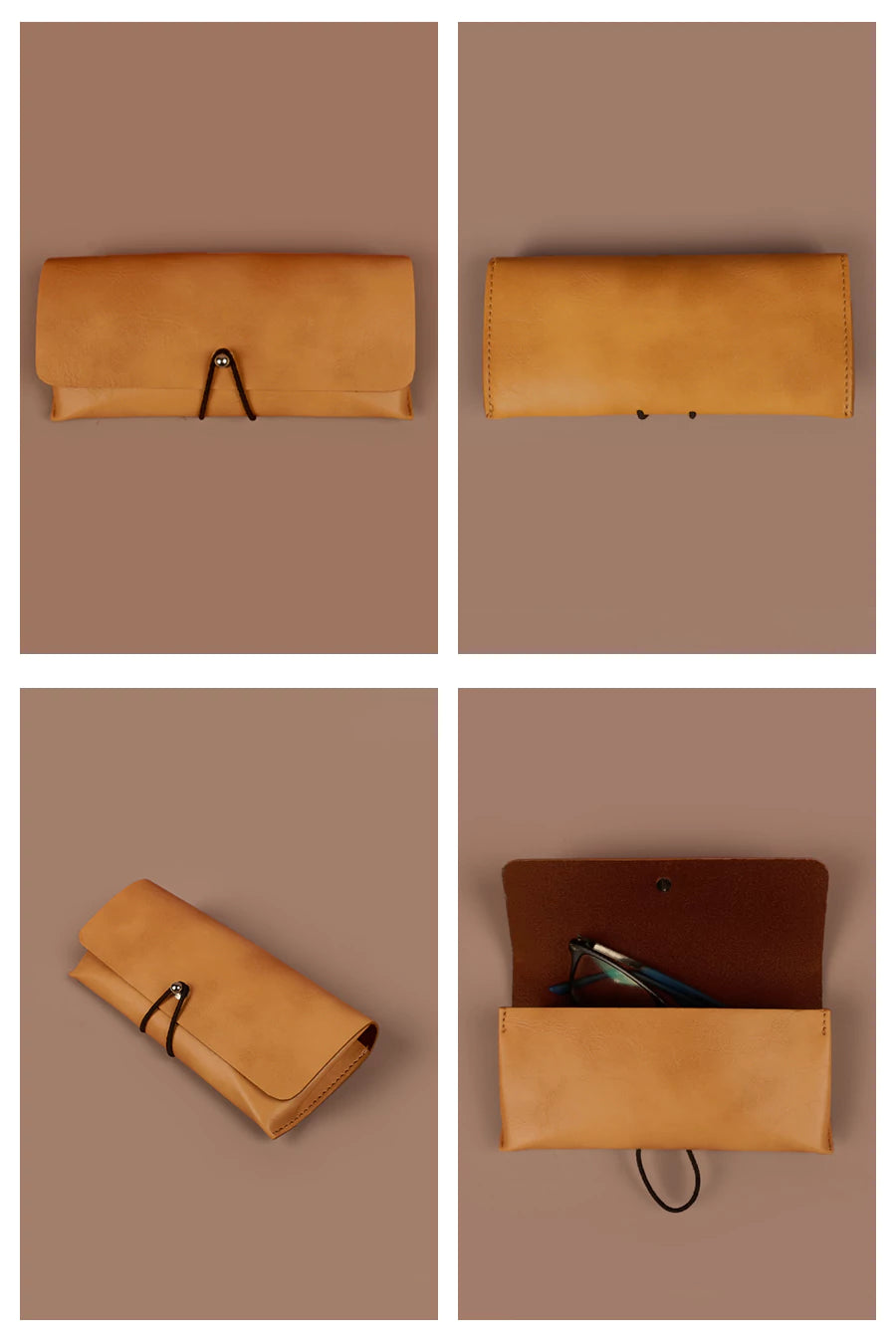 Newell Sunglass Case/ Cover Russet Detail