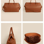 Stanley Vegan Leather Duffle Bag Firepit Details