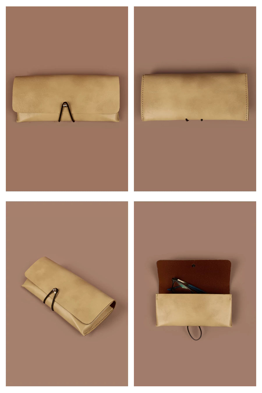 Newell Sunglass Case/ Cover Buttermilk Detail