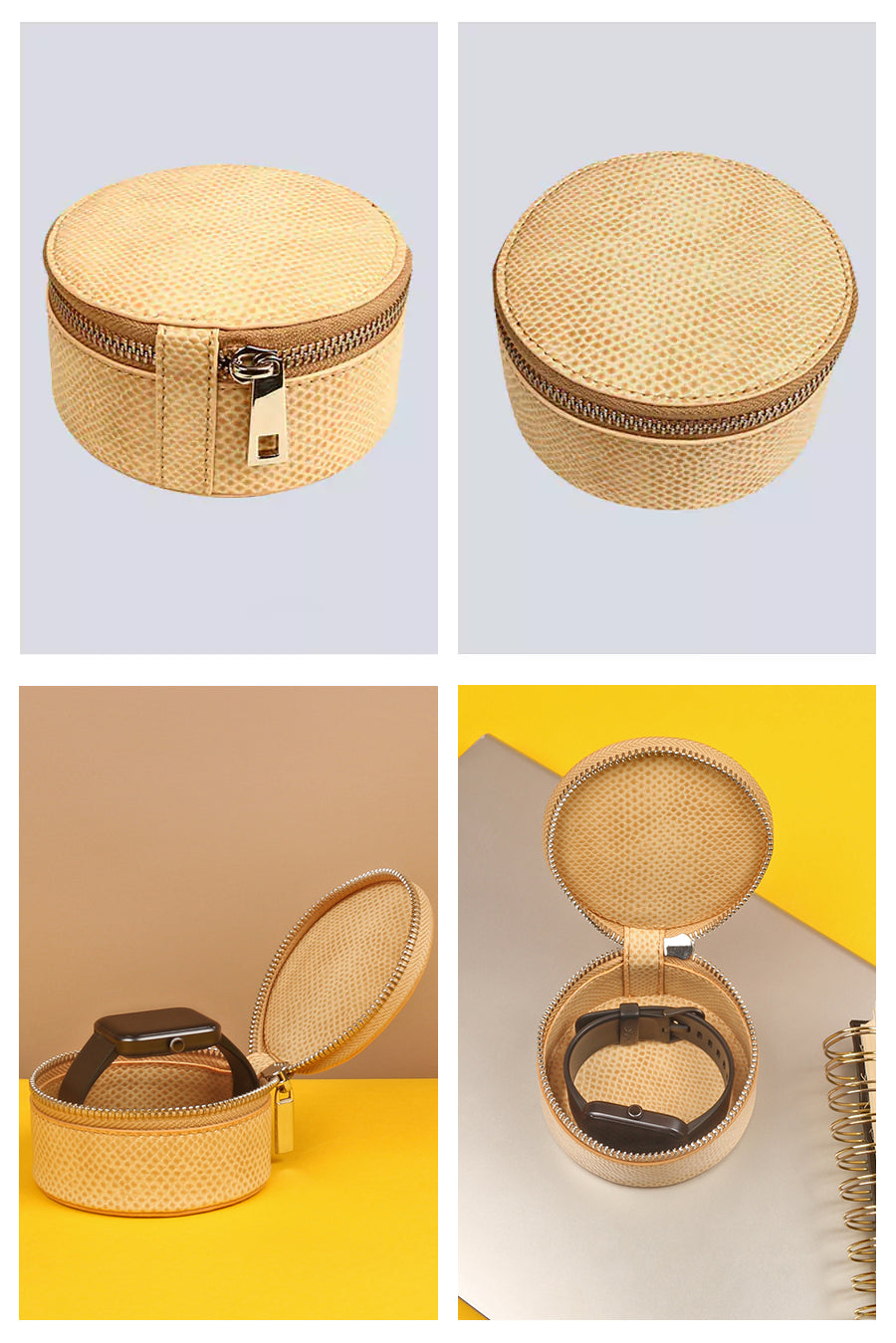Rogate Medium Vegan Watch Case Porcelain Detail