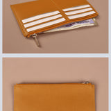 Slim vegan Women Card Wallet Lion L1
