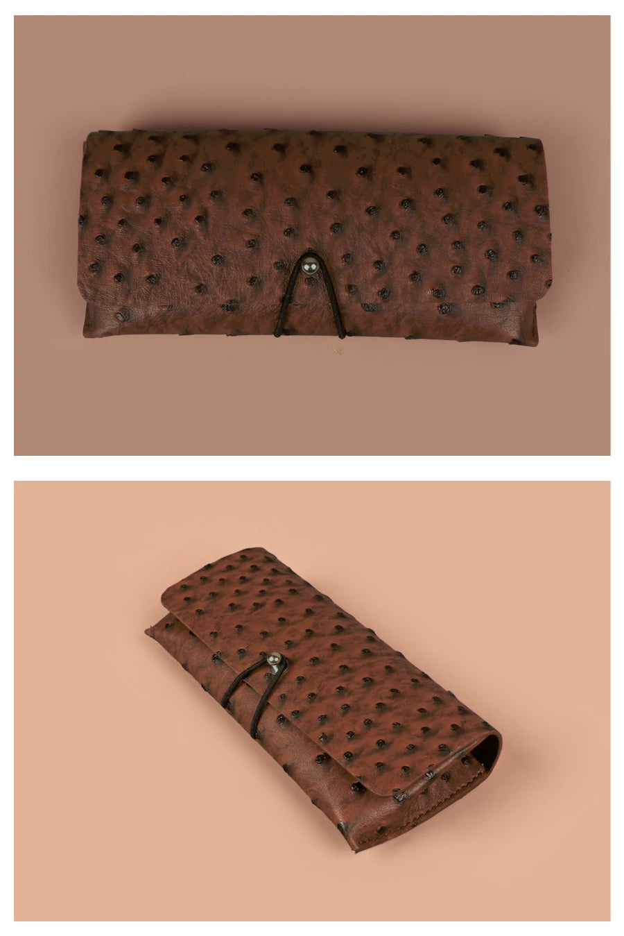 Newell Sunglass Case/ Cover Ost Brown Front