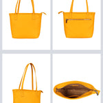 Vegan mini women tote bag mango detail