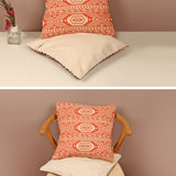 Printed Cushion Cover Orange L3