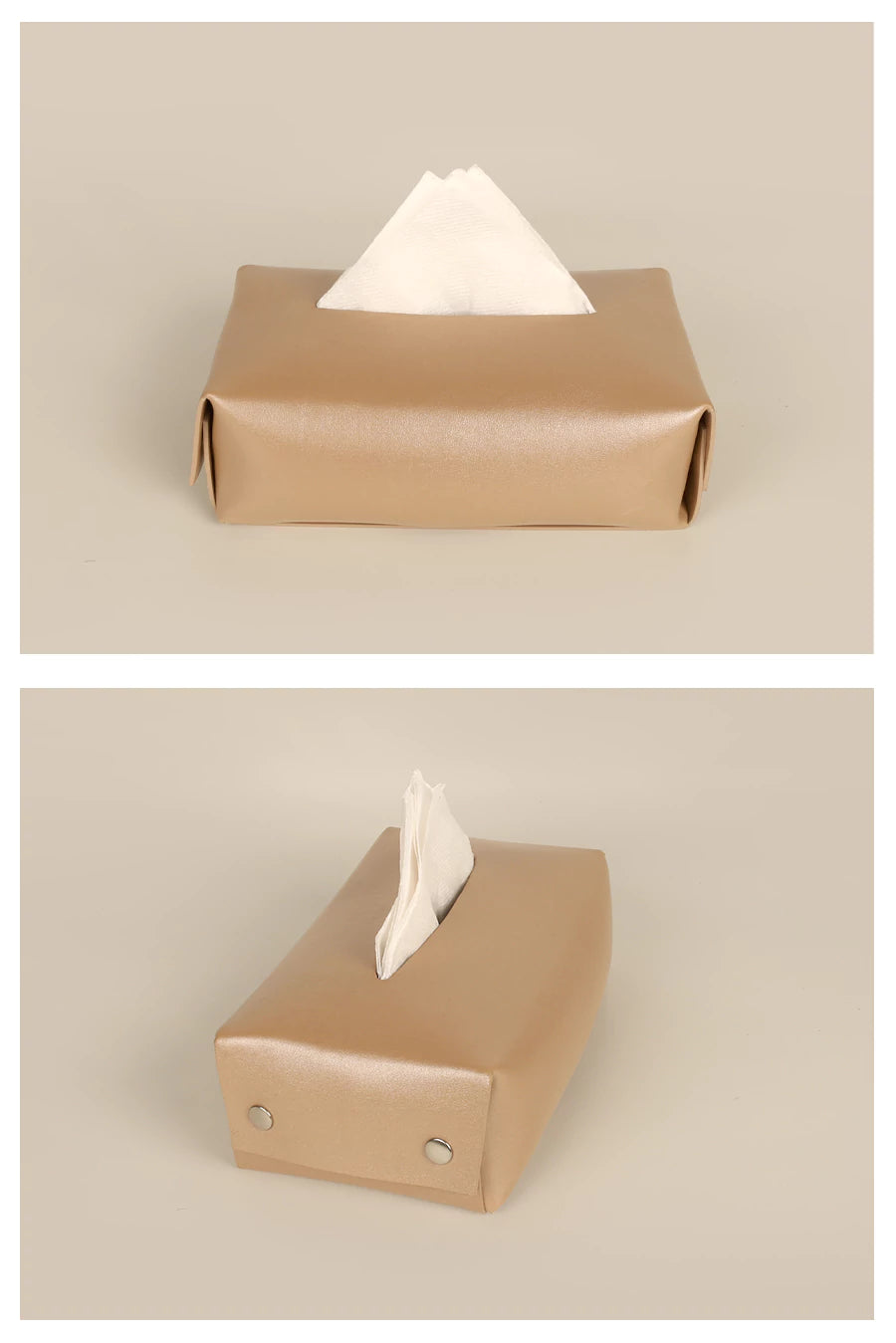 Turch Napkin Case / Tissue Box Cover Champagne Lifestyle