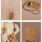 Vegan Walker Mobile Sling Bag Tortilla Detail