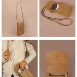 Vegan Walker Mobile Sling Bag Tortilla Detail