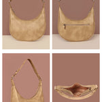 Vegan Moony Women Shoulder Bag Buttermilk detail