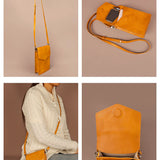 Vegan Walker Mobile Sling Bag Chrome Detail