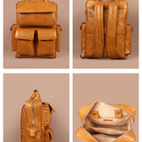 Backpack Vegan Leather Organizer Men
