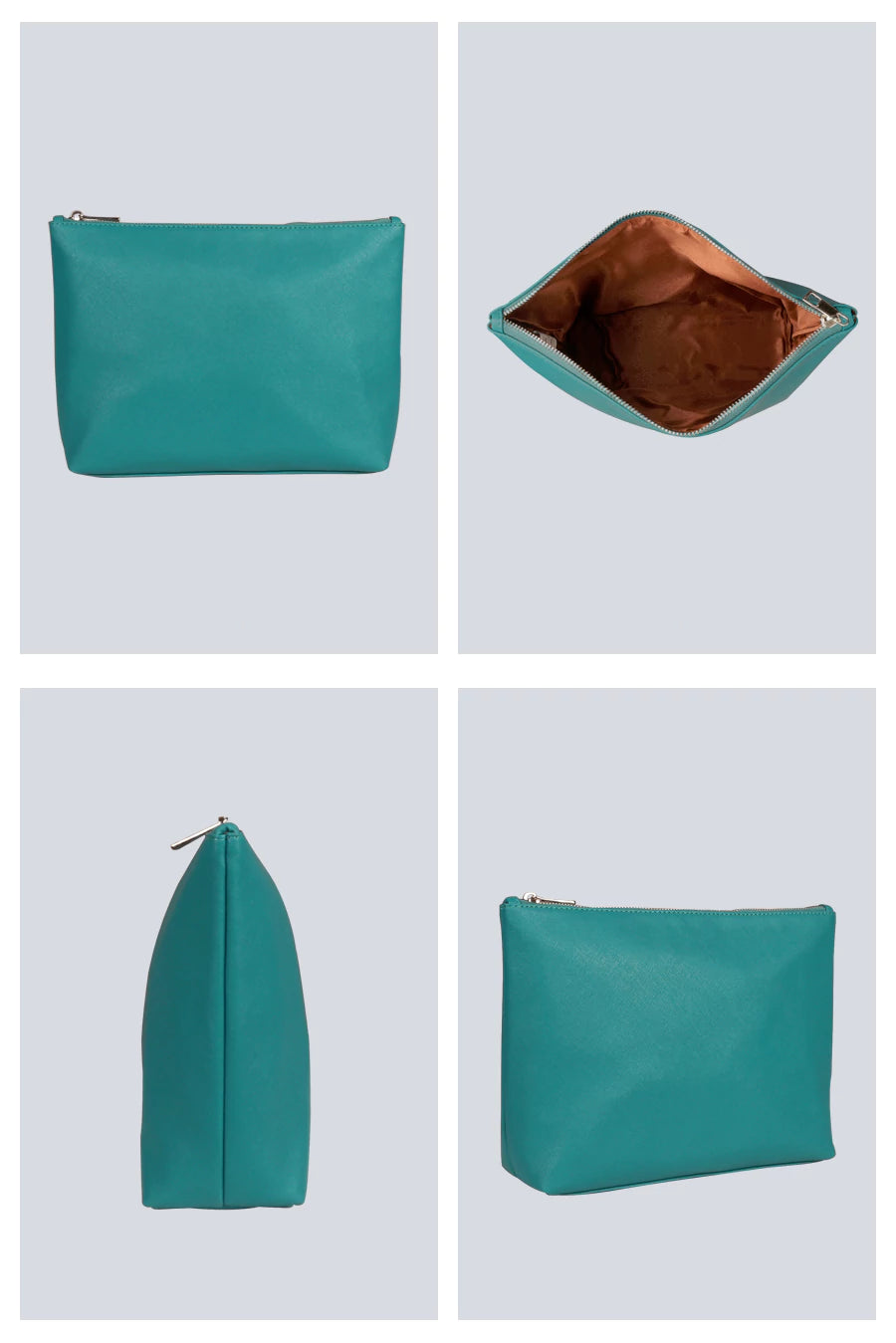Slindon Medium Vegan Women Toiletry Pouch caribbean detail