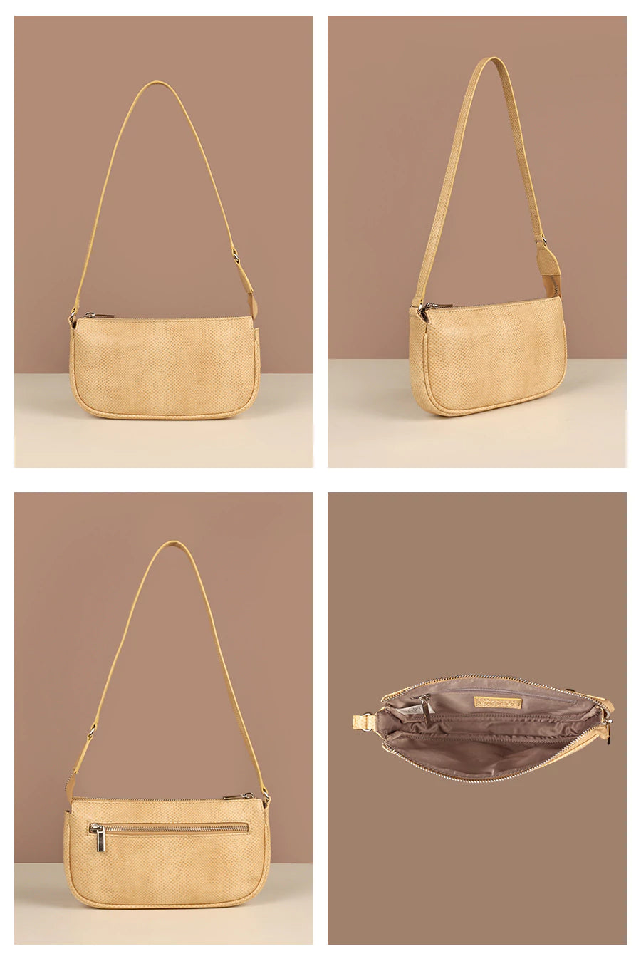 Vegan Daily Women Shoulder Bag Porcelain Detail