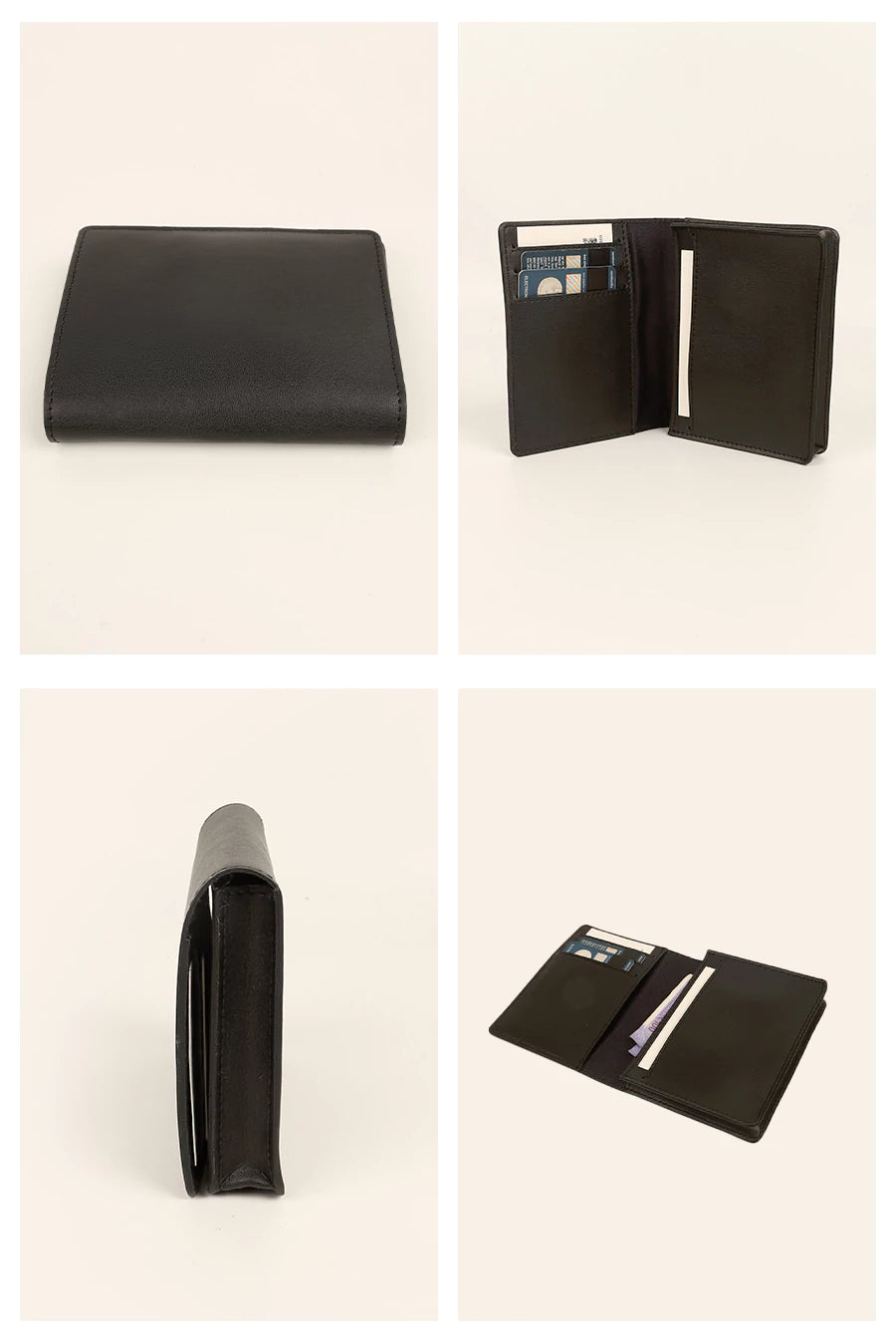 Norton Vegan Leather Stylish Card Holder Vanta Black Details