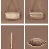 Vegan Daily Women Shoulder Bag Champagne Detail