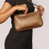 Tess Cruelty Free Women Party Wear Shoulder Bag Sepia Model 2