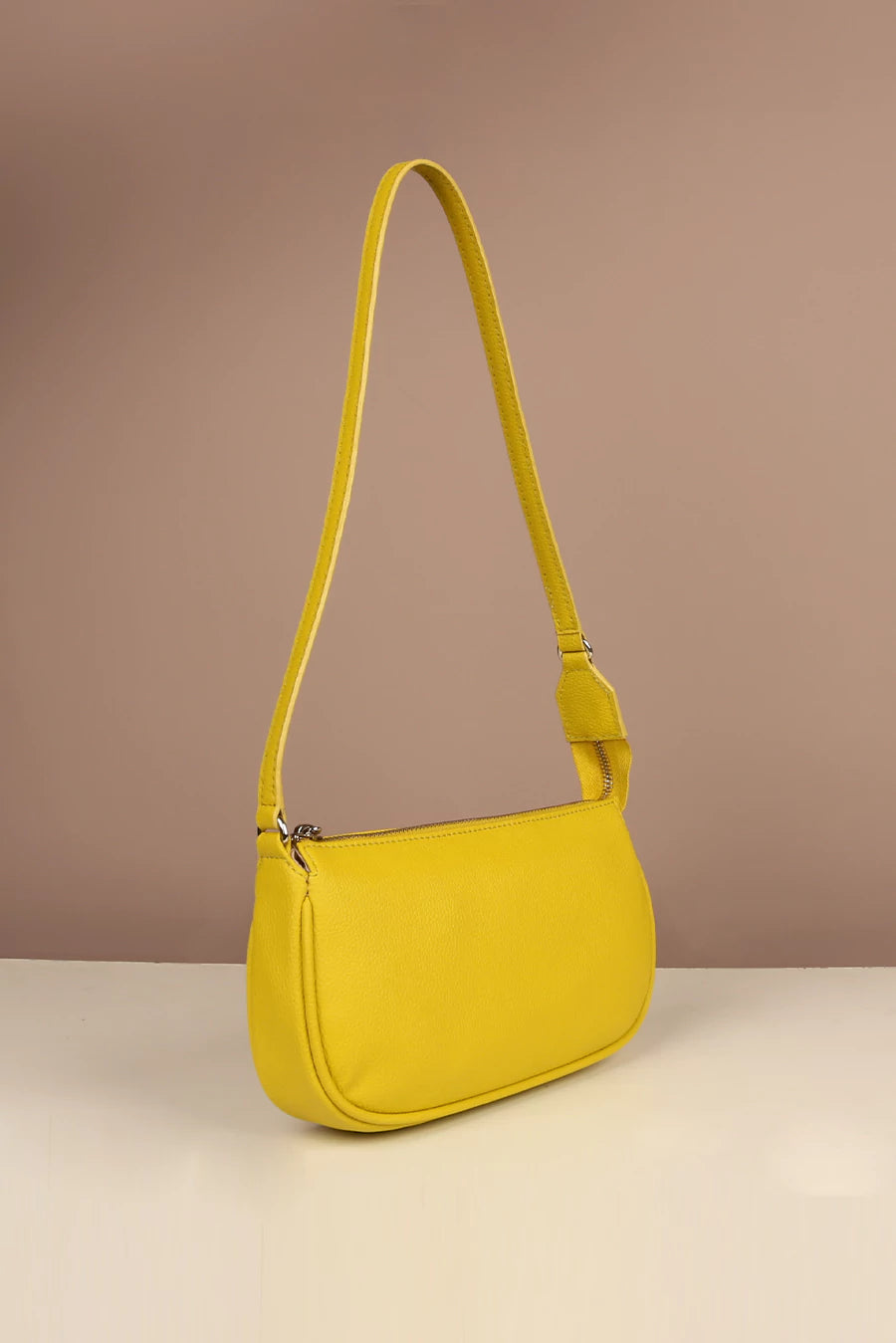 Vegan Daily Women Shoulder Bag Citron Front