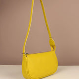 Vegan Daily Women Shoulder Bag Citron Front