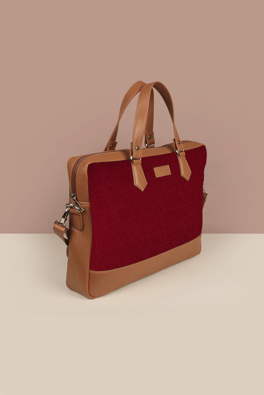 Ross Soft Jute 15 Inch Laptop Bag for Women