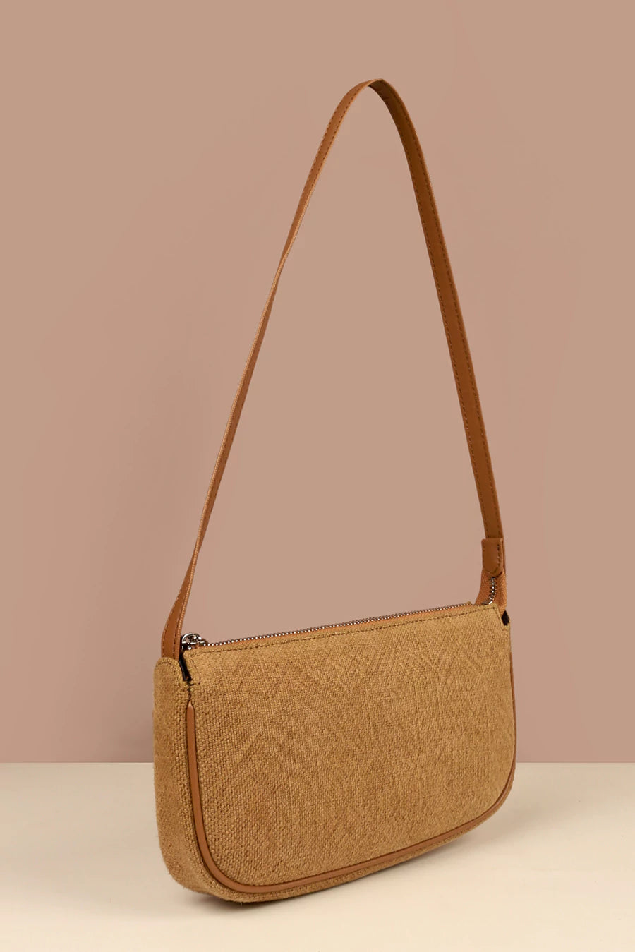 Soft Jute Daily Vegan Women Handbag Mustard