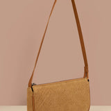 Soft Jute Daily Vegan Women Handbag Mustard