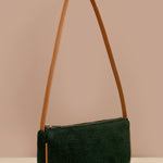 Soft Jute Daily Vegan Women Handbag Jade Front