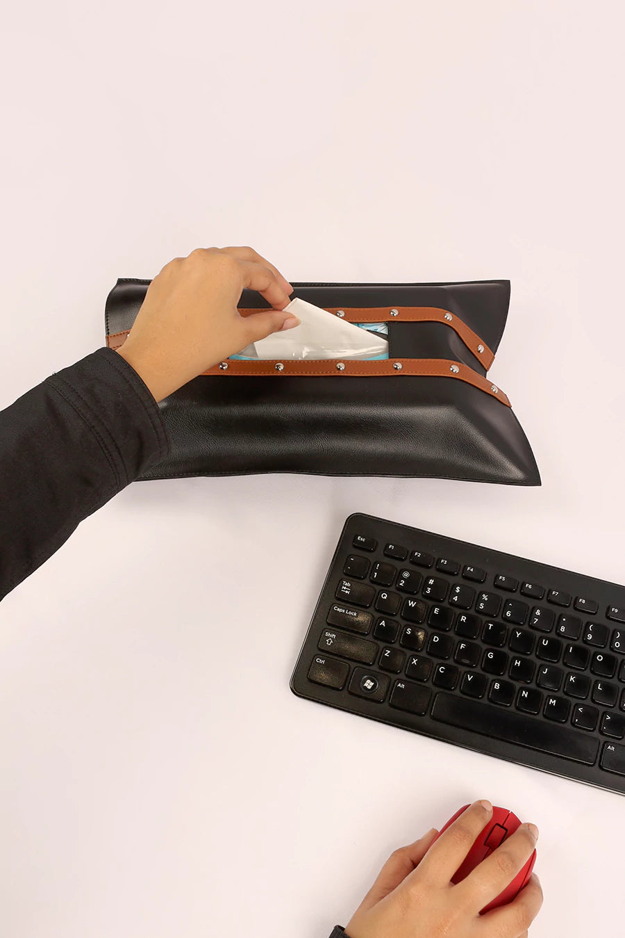Cruelty Free Tissue box cover The House of Ganges Black Lifestyle 3