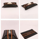 Cruelty Free Tissue box cover The House of Ganges Black Details