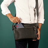 eddy vegan men side bag black M2