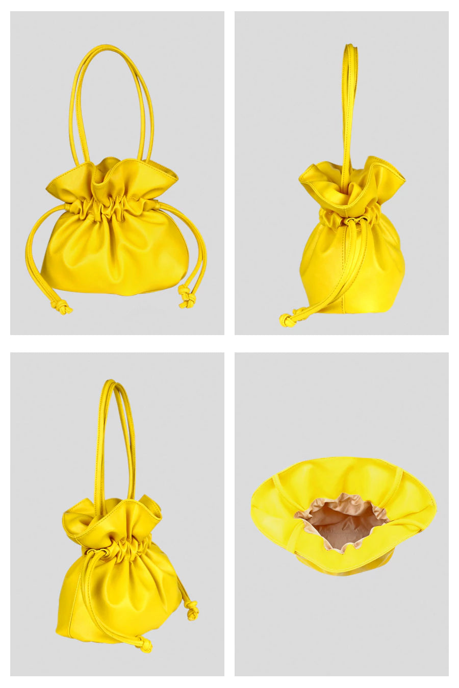Cutey Vegan Women Potli Bag Munsel Detail