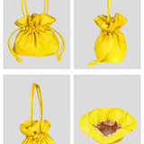 Cutey Vegan Women Potli Bag Munsel Detail