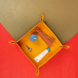 Kirk Tray Vegan Table Organizer mango front