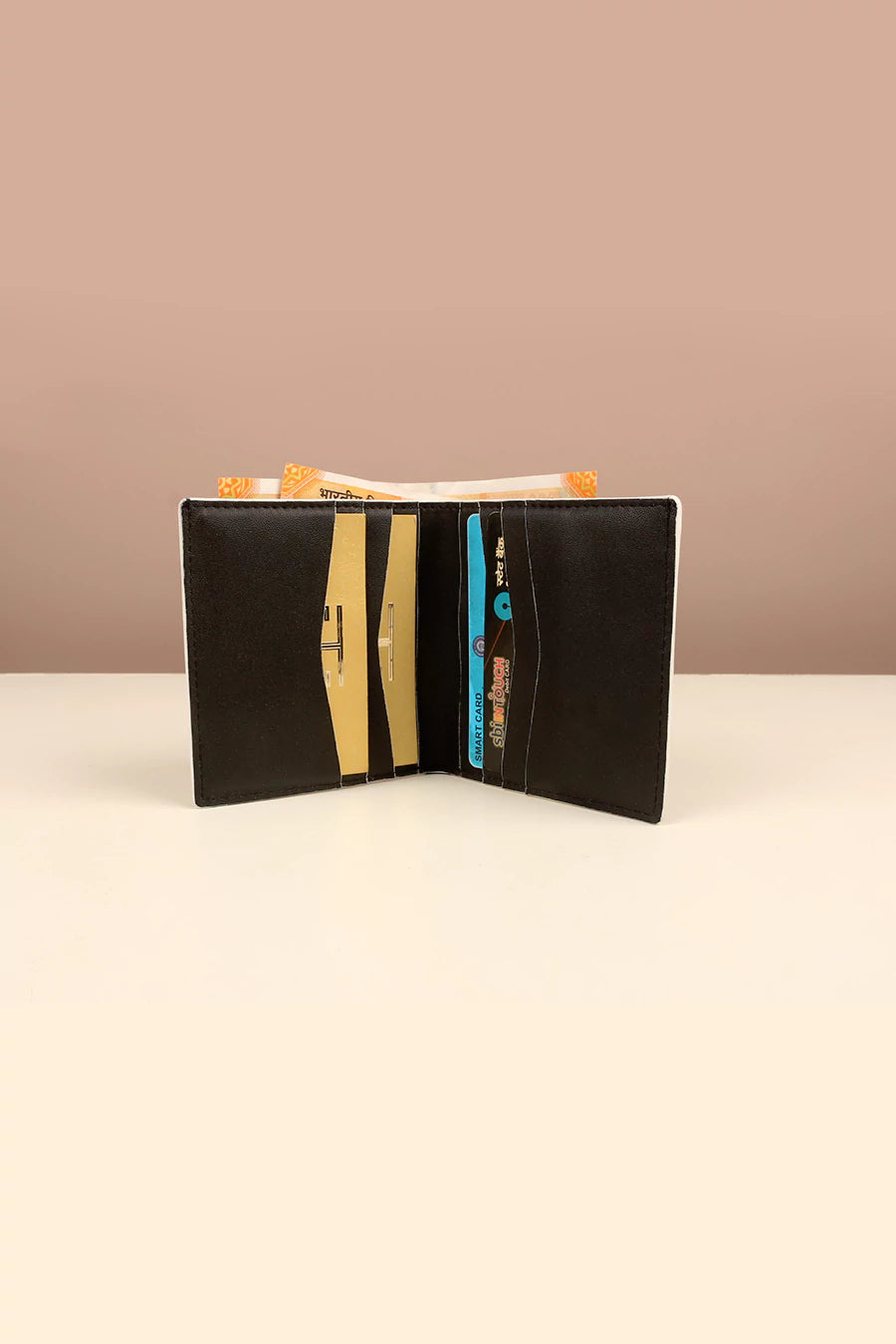 Bechem Vegan Card Holder Black Front