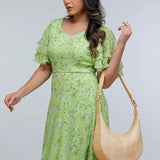 Vegan Moony Women Shoulder Bag Porcelain M1
