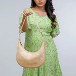 Vegan Moony Women Shoulder Bag Porcelain M3