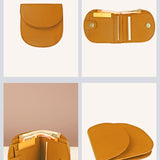 Vegan Women Mini Purse/Wallet Cherrywood Detail